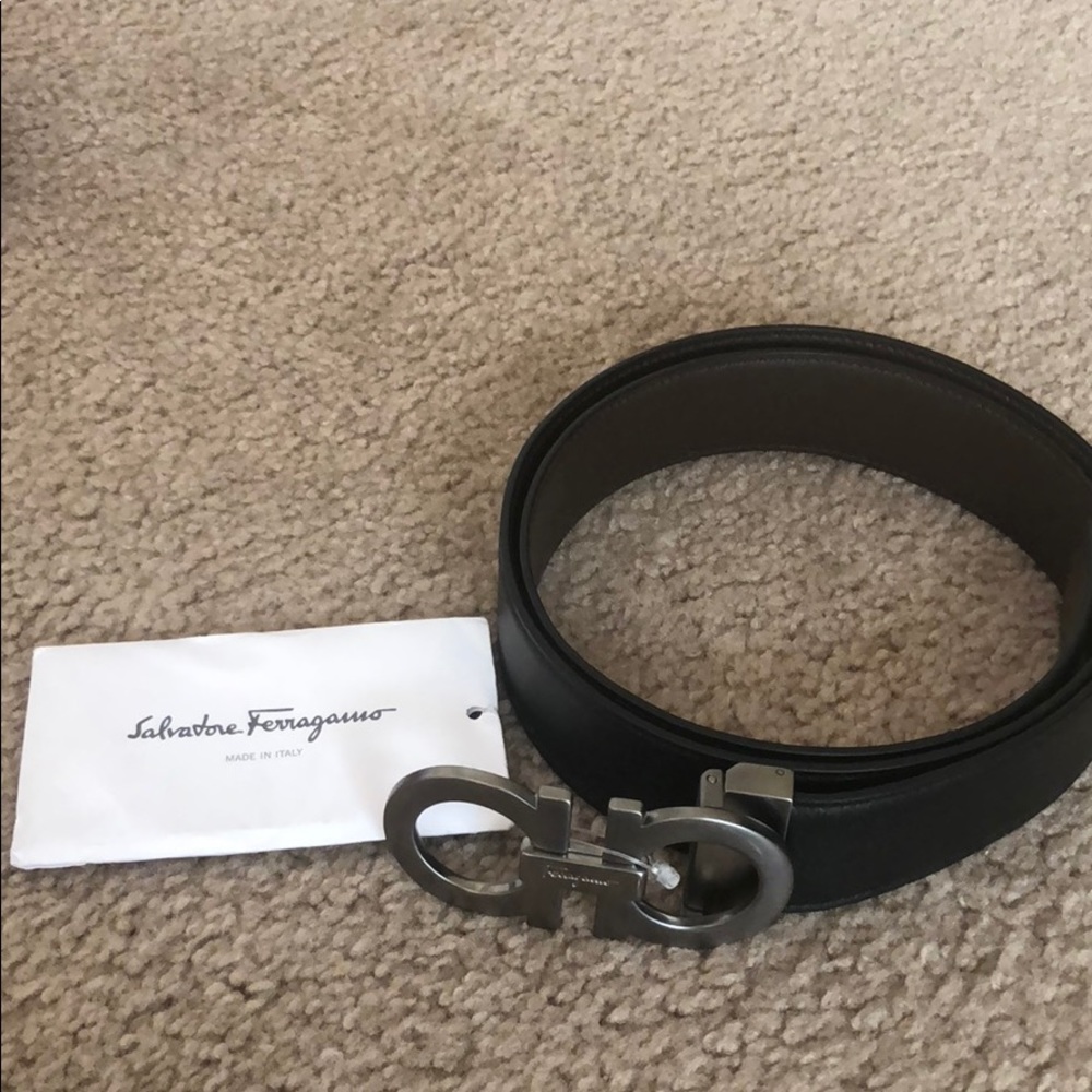 Never worn Ferragamo reversible belt for men